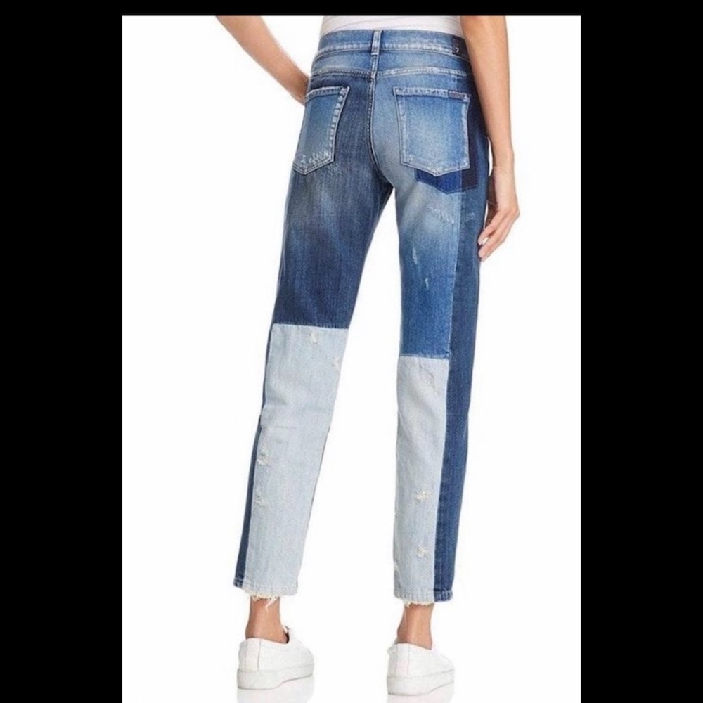 7 For All Mankind Patchwork Jeans - image 2